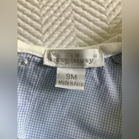 Kissy Kissy Blue Bunny Romper - Picture 3 of 5